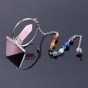 Pyramide Quartz Rose pour Pendule Divinatoire - Mes Bijoux En Pierres Naturelles
