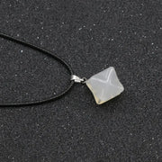 Pendentif en cristal de roche Merkaba pour collier - Mes Bijoux En Pierres Naturelles