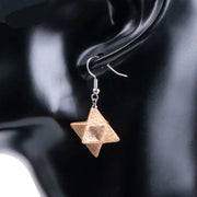 Pendants Merkaba en jaspe brun - Mes Bijoux En Pierres Naturelles