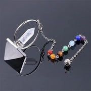 Cristal de roche en forme de pyramide pour pendule divinatoire - Mes Bijoux En Pierres Naturelles