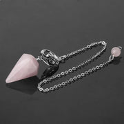 Amulette en quartz rose pour divination - Mes Bijoux En Pierres Naturelles