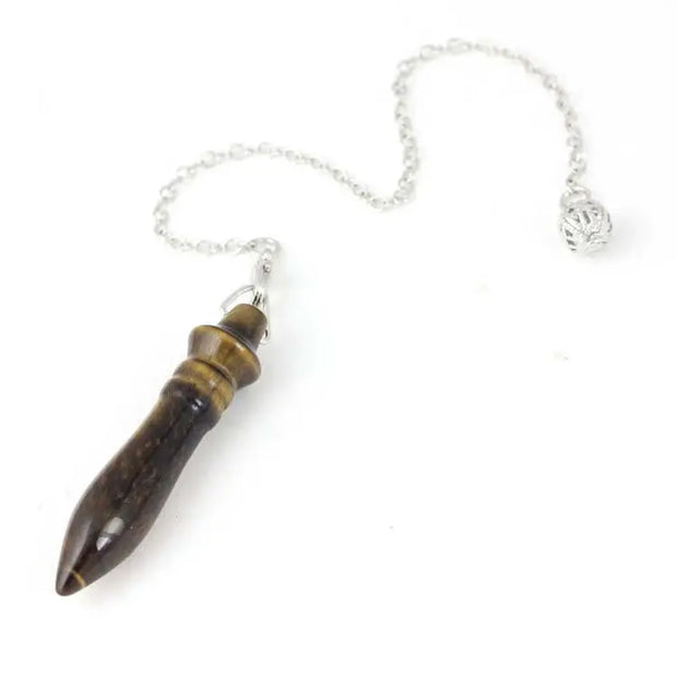 Amulette divinatoire égyptienne en œil de tigre Thot - Mes Bijoux En Pierres Naturelles
