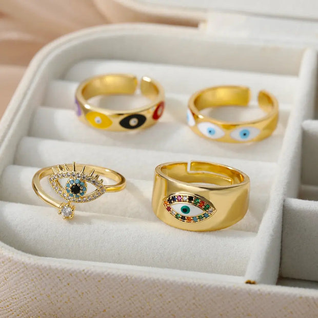 Anneau Turquoise Oeil Sacré - Zéphira - Mes Bijoux En Pierres Naturelles