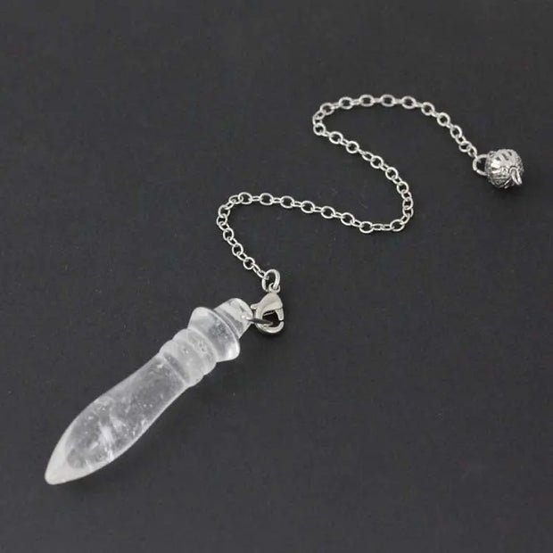 Amulette Thot en cristal de roche égyptien - Mes Bijoux En Pierres Naturelles