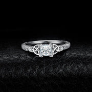 Anneau Éternel Cristal Blanc - Purea - Mes Bijoux En Pierres Naturelles