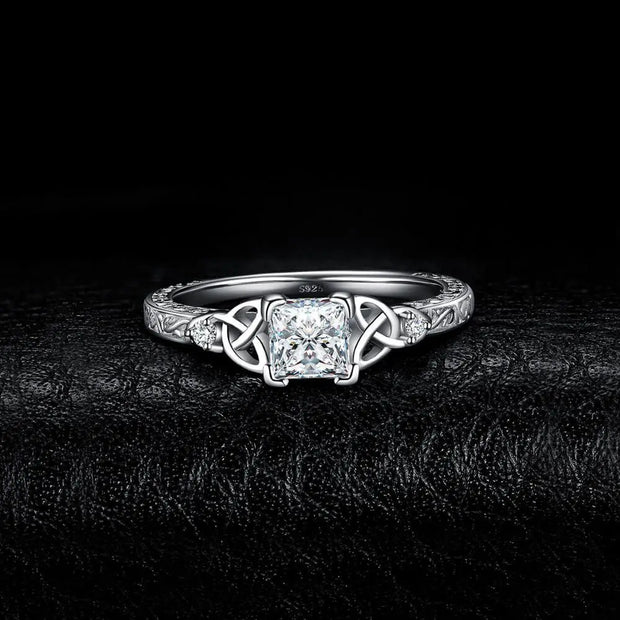 Anneau Éternel Cristal Blanc - Purea - Mes Bijoux En Pierres Naturelles