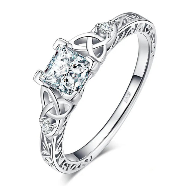 Anneau Éternel Cristal Blanc - Purea - Mes Bijoux En Pierres Naturelles