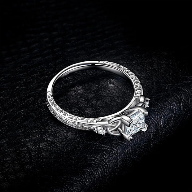 Anneau Éternel Cristal Blanc - Purea - Mes Bijoux En Pierres Naturelles