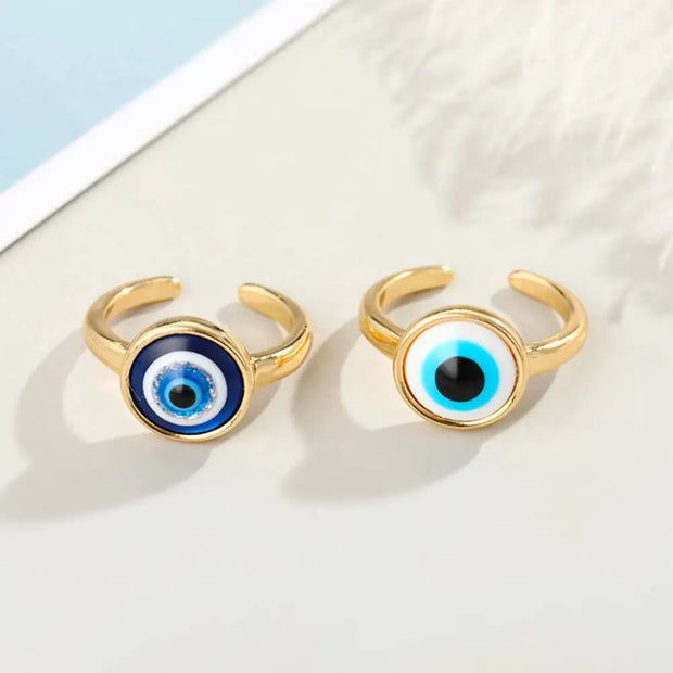 Anneau doré Turquoise - AzuraGleam - Mes Bijoux En Pierres Naturelles