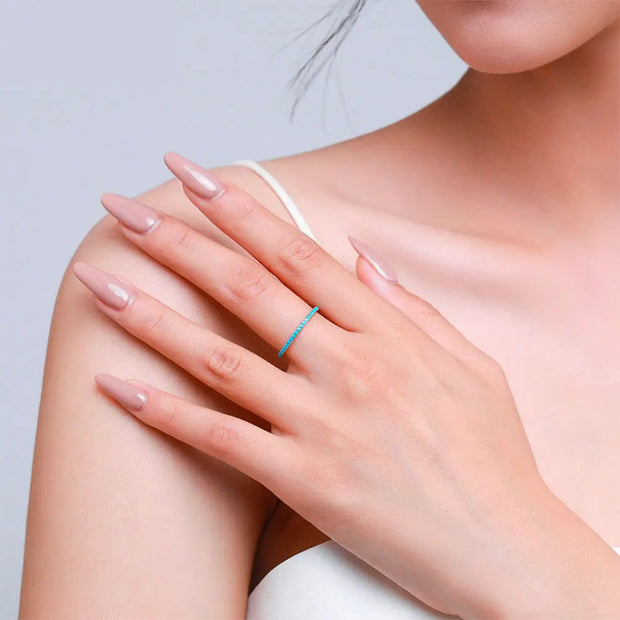 Alliance élégante en turquoise - Turqéa - Mes Bijoux En Pierres Naturelles