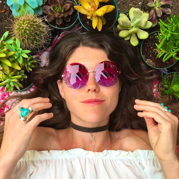 Anneau argenté avec turquoise élancée - Mes Bijoux En Pierres Naturelles