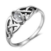 Bague Cristal Triquetra – Serana - Mes Bijoux En Pierres Naturelles