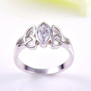 Bague Cristal Blanc – Althéa - Mes Bijoux En Pierres Naturelles