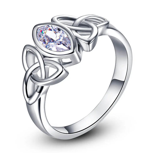 Bague Cristal Blanc – Althéa - Mes Bijoux En Pierres Naturelles