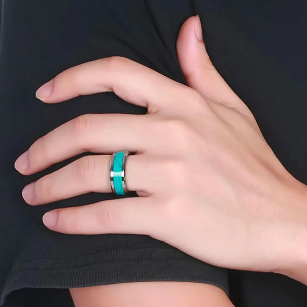 Anneau turquoise esprit gypsy - Turquiara - Mes Bijoux En Pierres Naturelles