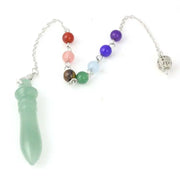 Bouton égyptien en aventurine verte pour divination des chakras - Mes Bijoux En Pierres Naturelles