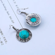 Créoles en pierre turquoise - Mes Bijoux En Pierres Naturelles