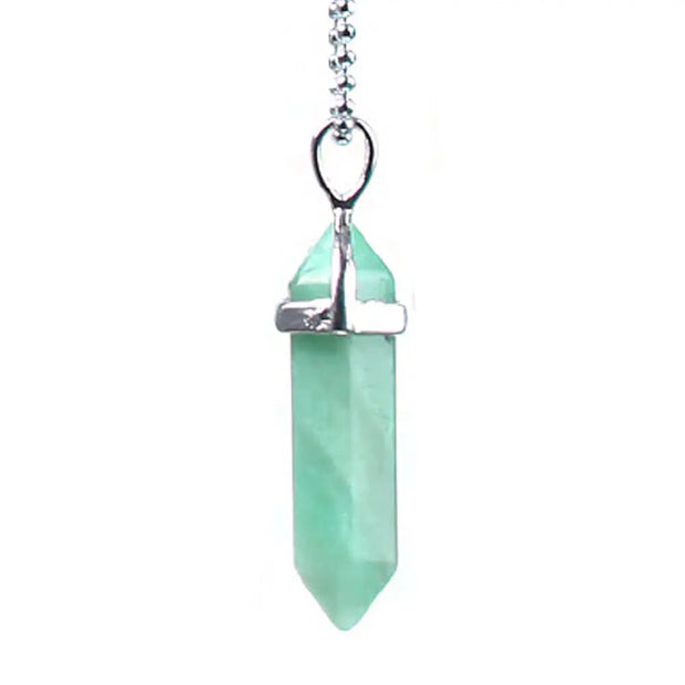 Pendentif en aventurine verte pour collier - Mes Bijoux En Pierres Naturelles
