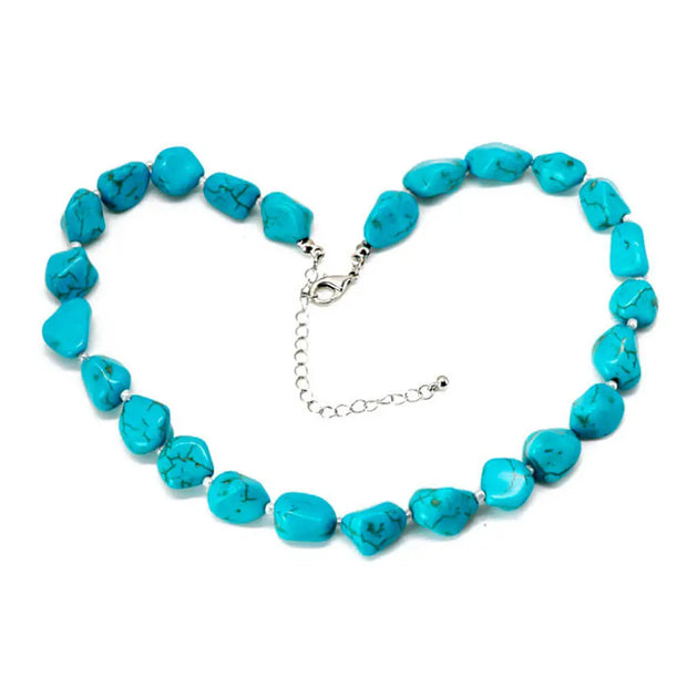 Parure en turquoise - Mes Bijoux En Pierres Naturelles