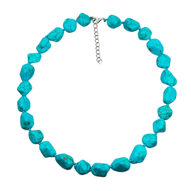 Parure en turquoise - Mes Bijoux En Pierres Naturelles