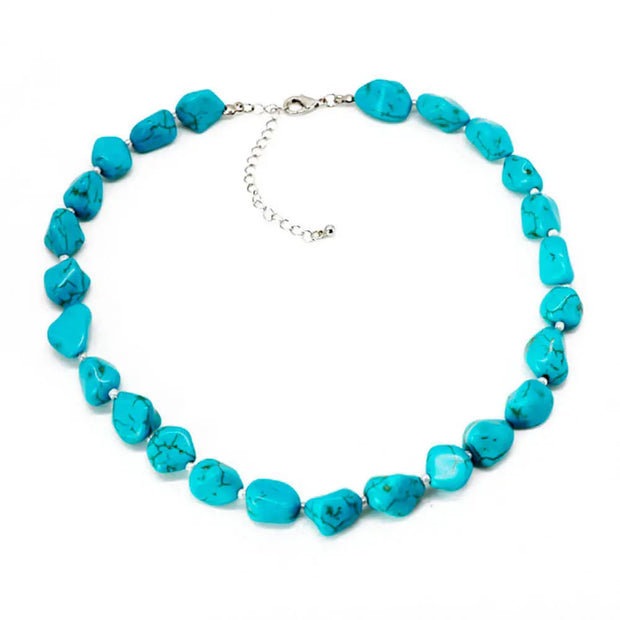 Parure en turquoise - Mes Bijoux En Pierres Naturelles