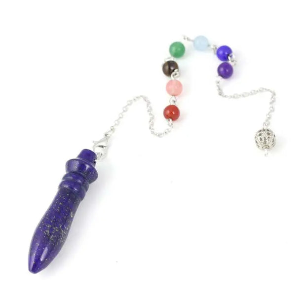 Amulette divinatoire égyptienne en lapis lazuli pour chakras - Mes Bijoux En Pierres Naturelles
