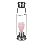 Flacon de cristaux de quartz rose - Mes Bijoux En Pierres Naturelles