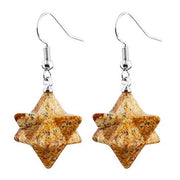 Pendants Merkaba en jaspe brun - Mes Bijoux En Pierres Naturelles