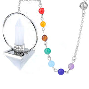 Cristal de roche en forme de pyramide pour pendule divinatoire - Mes Bijoux En Pierres Naturelles