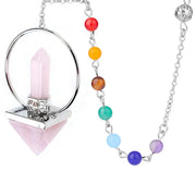 Pyramide Quartz Rose pour Pendule Divinatoire - Mes Bijoux En Pierres Naturelles