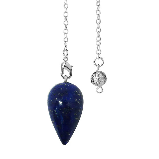 Amulette pendule en lapis lazuli - Mes Bijoux En Pierres Naturelles