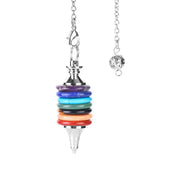 Bijoux pendule en pierres des 7 chakras - Mes Bijoux En Pierres Naturelles