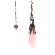 Bijou divinatoire : pendentif en quartz rose - Mes Bijoux En Pierres Naturelles
