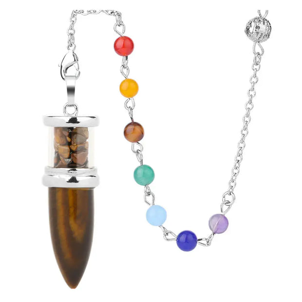 Oeil de Tigre Pendule de Radiesthésie - Mes Bijoux En Pierres Naturelles