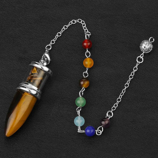 Oeil de Tigre Pendule de Radiesthésie - Mes Bijoux En Pierres Naturelles
