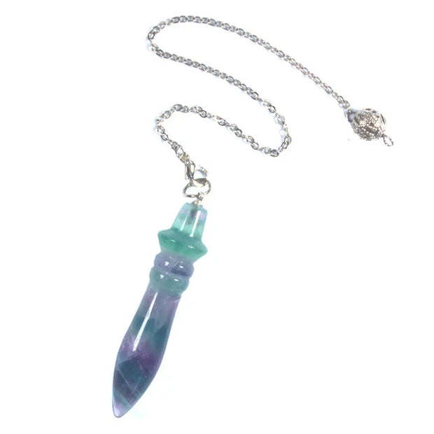 Amulette spirituelle Thot égyptien en fluorite - Mes Bijoux En Pierres Naturelles