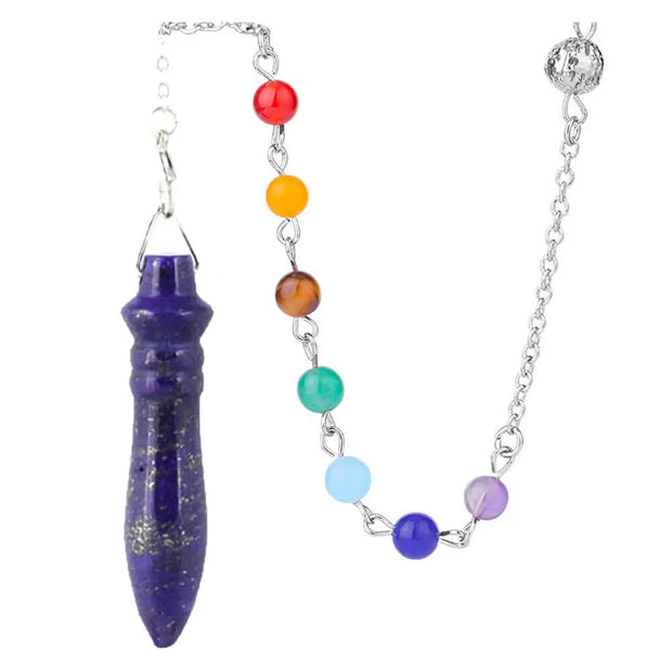 Amulette divinatoire égyptienne en lapis lazuli pour chakras - Mes Bijoux En Pierres Naturelles
