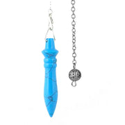 Amulette divinatoire Thot turquoise bleue - Mes Bijoux En Pierres Naturelles