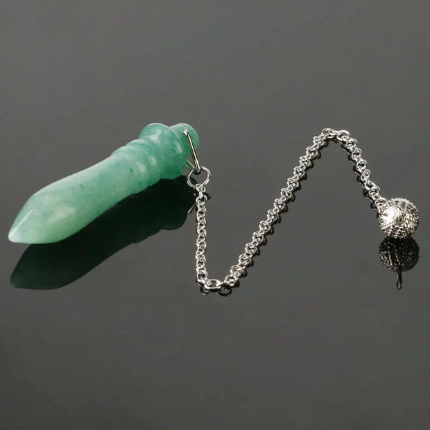 Amulette égyptienne Thot en aventurine verte - Mes Bijoux En Pierres Naturelles