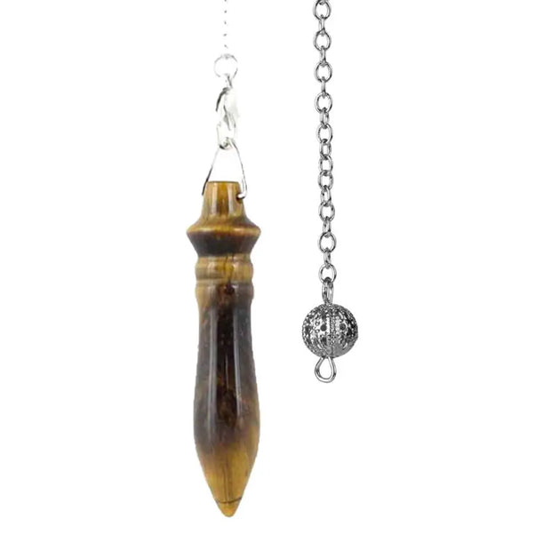 Amulette divinatoire égyptienne en œil de tigre Thot - Mes Bijoux En Pierres Naturelles
