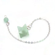Pendule spirituel en aventurine verte merkaba - Mes Bijoux En Pierres Naturelles