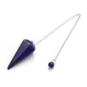 Bijou pendule en lapis lazuli hexagonal - Mes Bijoux En Pierres Naturelles