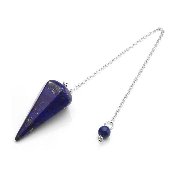 Bijou pendule en lapis lazuli hexagonal - Mes Bijoux En Pierres Naturelles