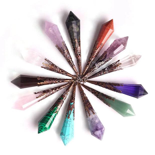Bijou divinatoire : pendentif en quartz rose - Mes Bijoux En Pierres Naturelles