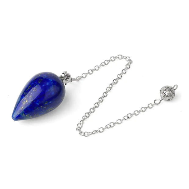 Amulette pendule en lapis lazuli - Mes Bijoux En Pierres Naturelles