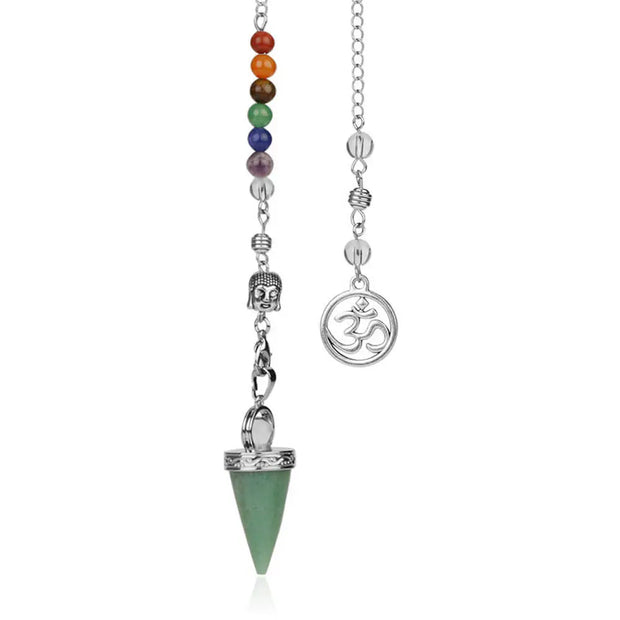 Amulette Bouddha en aventurine verte - Mes Bijoux En Pierres Naturelles