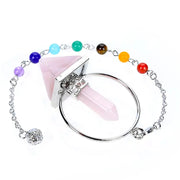 Pyramide Quartz Rose pour Pendule Divinatoire - Mes Bijoux En Pierres Naturelles