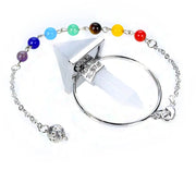 Cristal de roche en forme de pyramide pour pendule divinatoire - Mes Bijoux En Pierres Naturelles