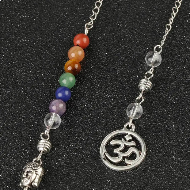 Amulette Bouddha en quartz rose - Mes Bijoux En Pierres Naturelles